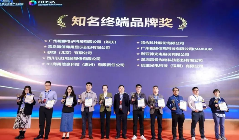 333体育斩获华显2023“Micro LED市场最具知名品牌奖